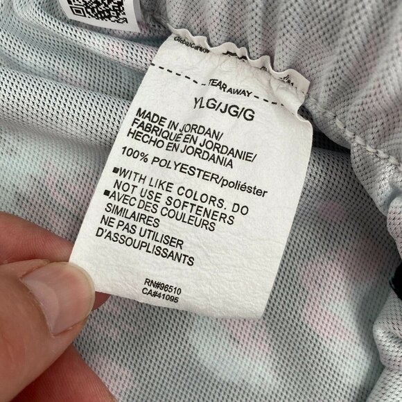 Under Armour Girls Play Up Printed Shorts Heatgear Loose Fit Athletic Size YLG - Picture 6 of 7